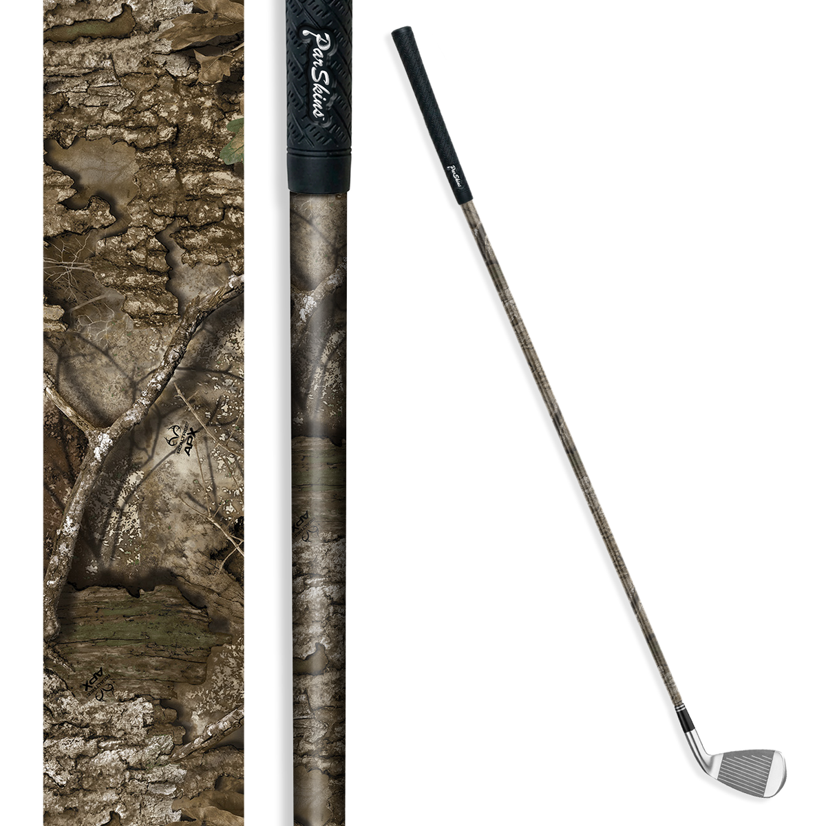 Iron + Putter Shaft Realtree Nature APX Skin