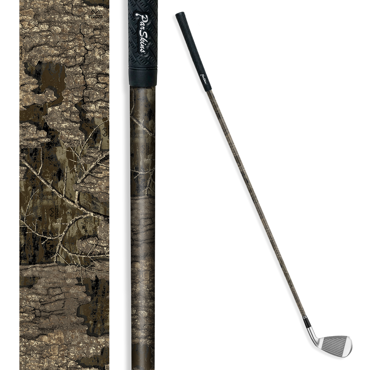 Iron + Putter Shaft Realtree Nature Timber Skin