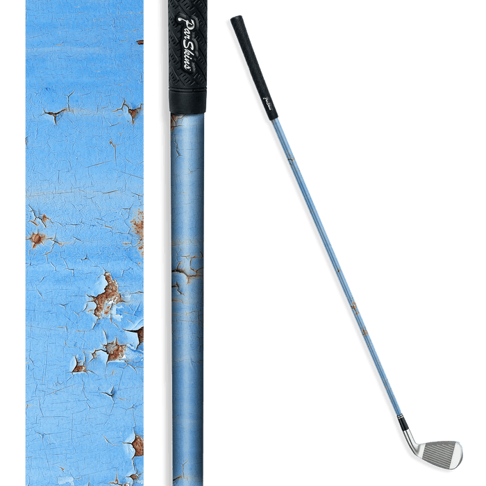 Iron + Putter Shaft Rust 3D Baby Blue Skin