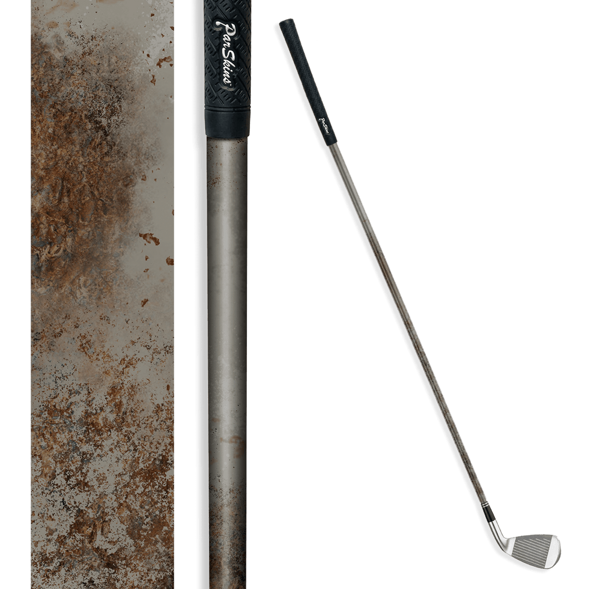 Iron + Putter Shaft Rust White Skin