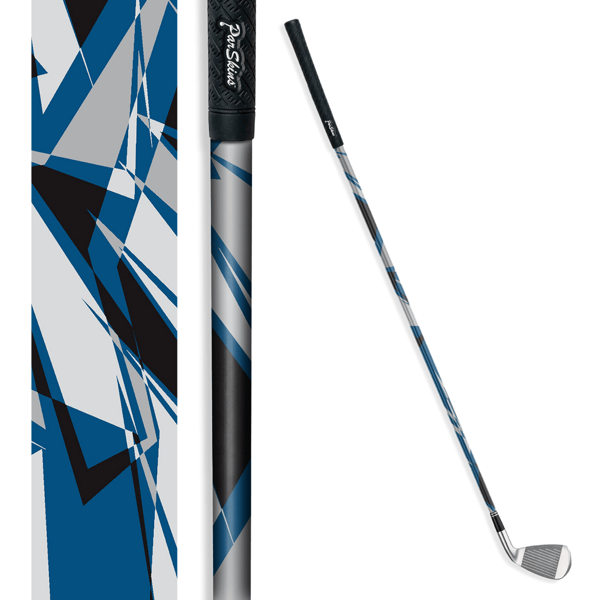 Iron + Putter Shaft Sharp Blue Tiger Skin
