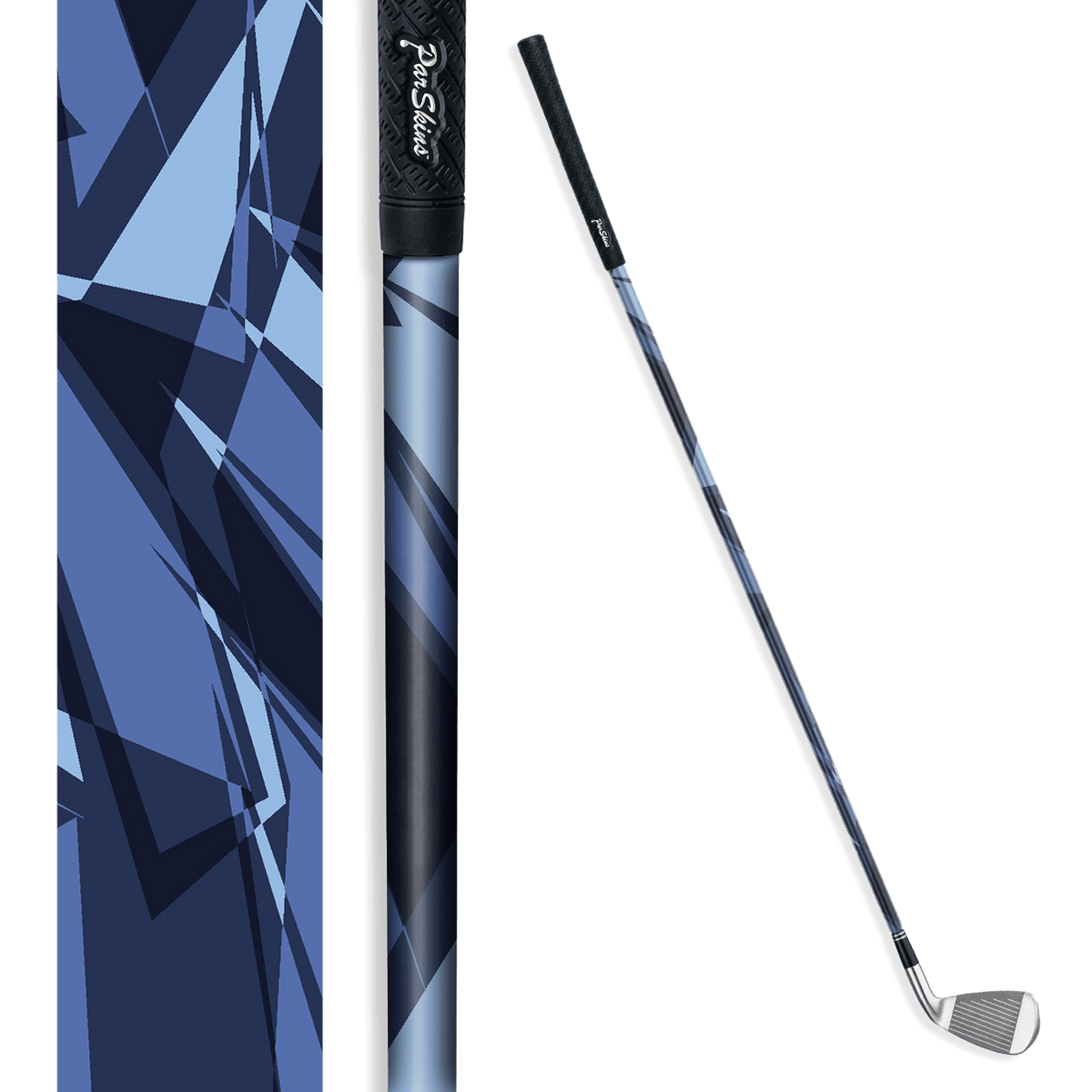 Iron + Putter Shaft Sharp Blue Urban Night Skin