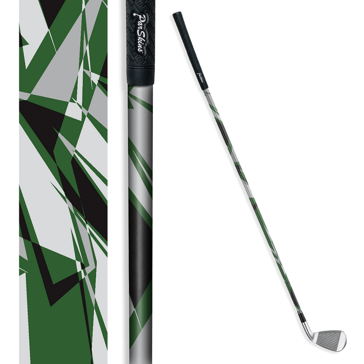 Iron + Putter Shaft Sharp Green Tiger Skin