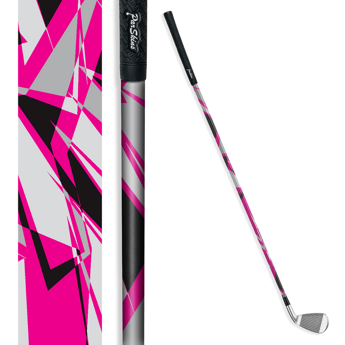 Iron + Putter Shaft Sharp Magenta Tiger Skin
