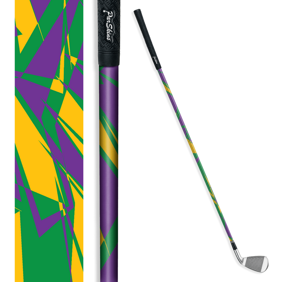 Iron + Putter Shaft Sharp Mardi Gras Skin