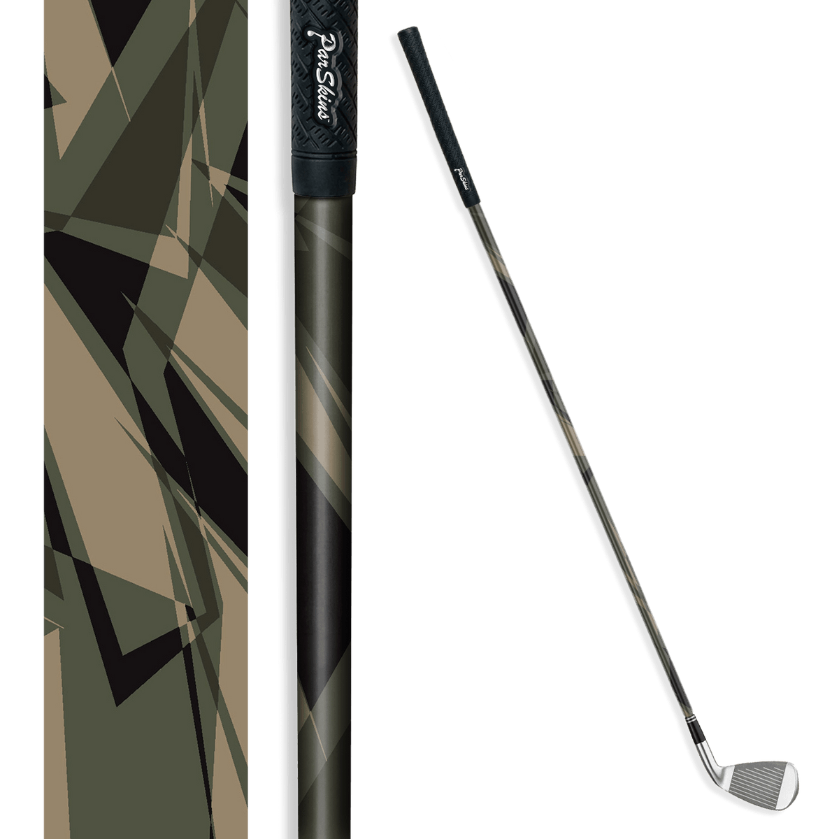 Iron + Putter Shaft Sharp Militant Green Skin