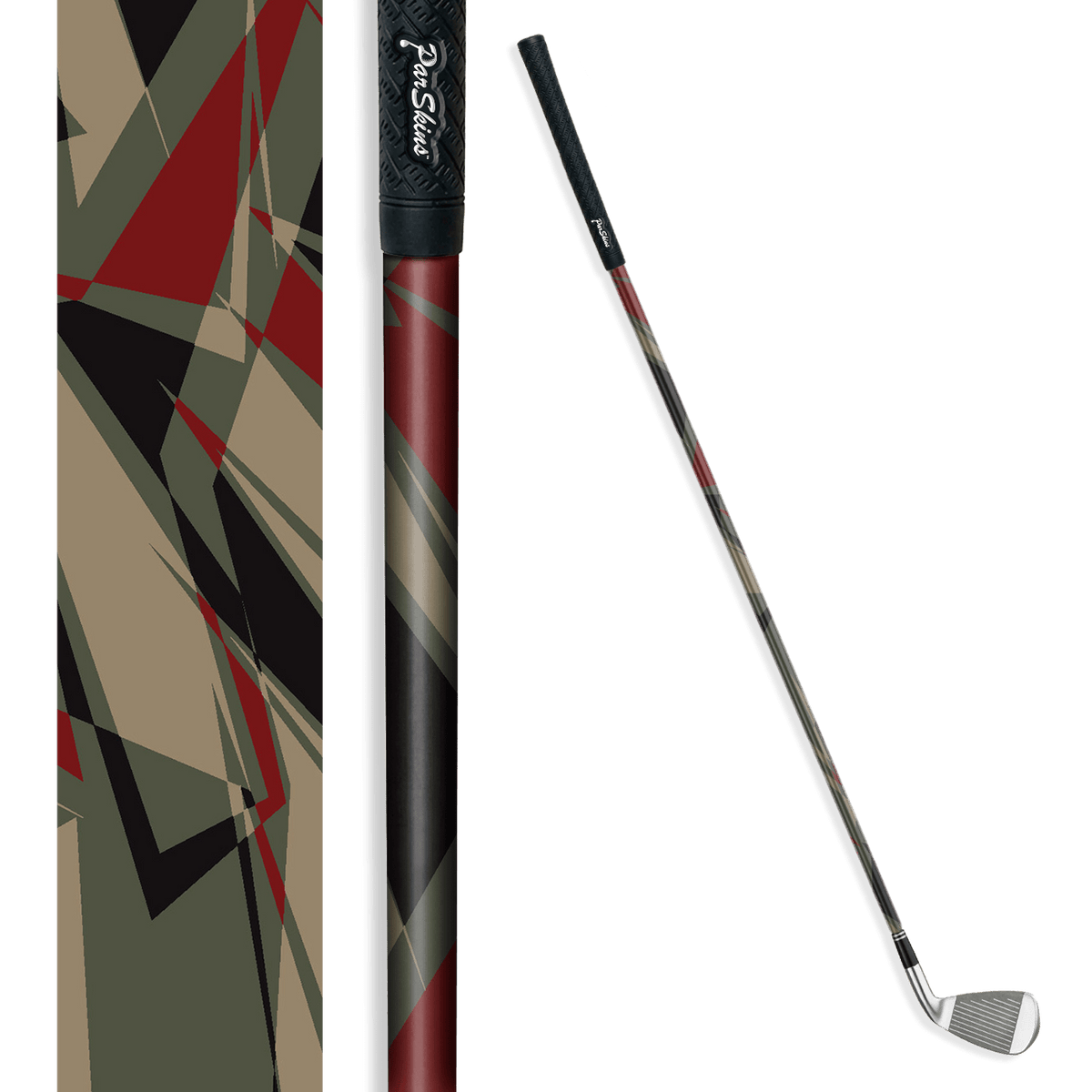 Iron + Putter Shaft Sharp Militant Red Skin
