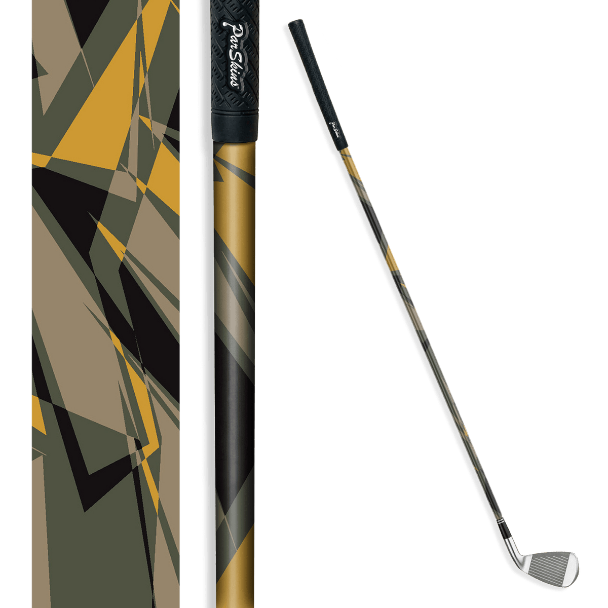 Iron + Putter Shaft Sharp Militant Yellow Skin