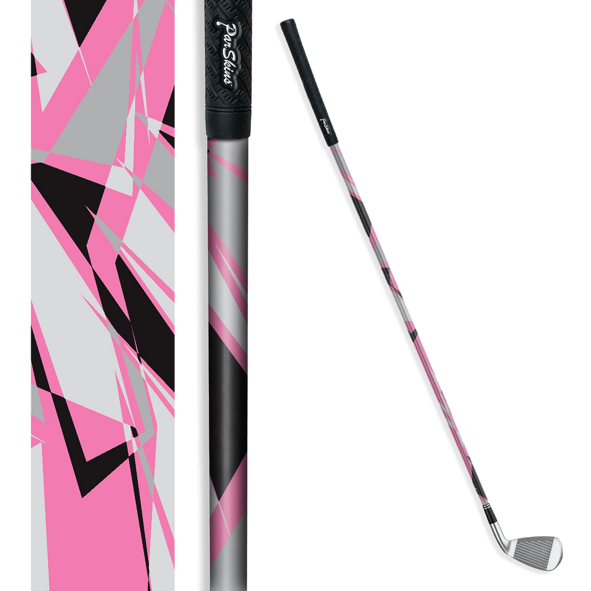 Iron + Putter Shaft Sharp Pink Tiger Skin