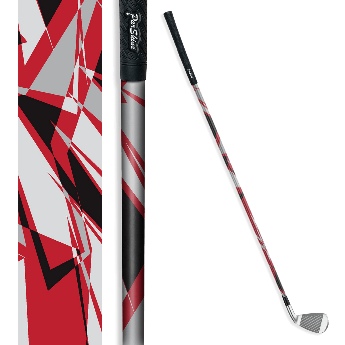 Iron + Putter Shaft Sharp Red Tiger Skin