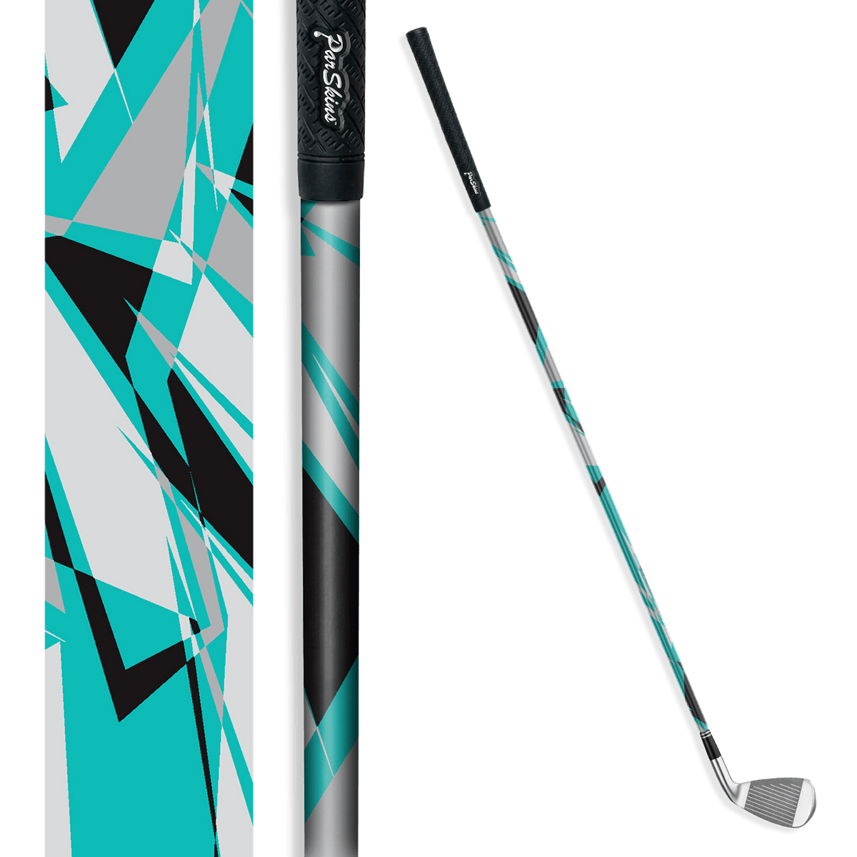 Iron + Putter Shaft Sharp Tiffany Blue Tiger Skin