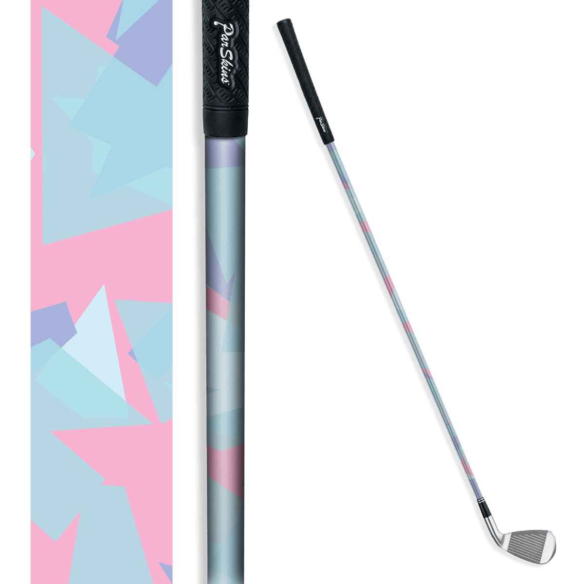 Iron + Putter Shaft Shattered Cotton Candy Skin