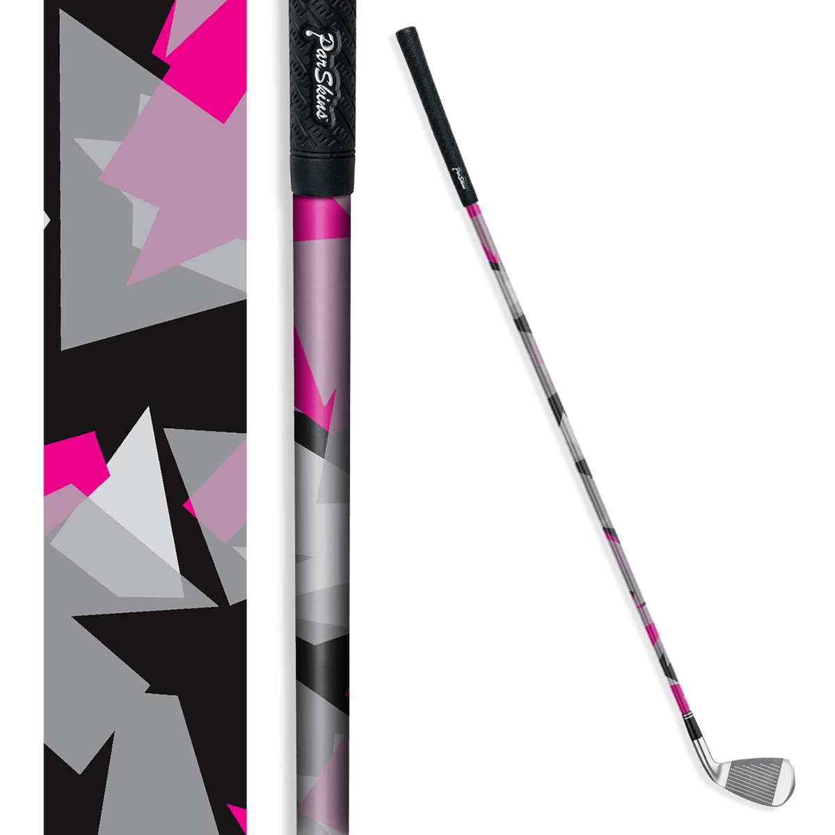 Iron + Putter Shaft Shattered Magenta Tiger Skin