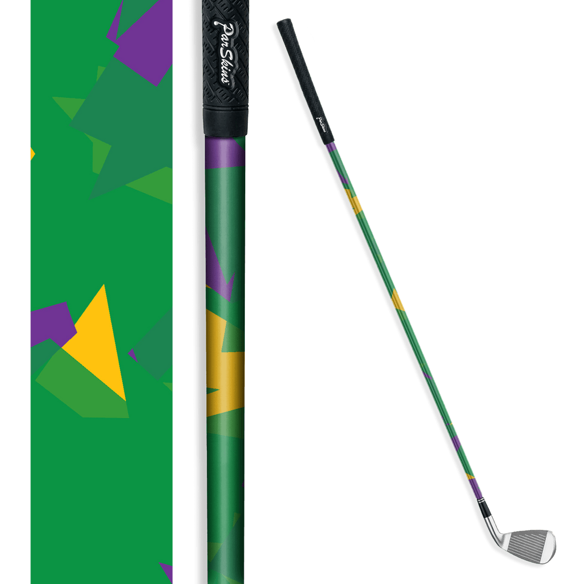 Iron + Putter Shaft Shattered Mardi Gras Skin