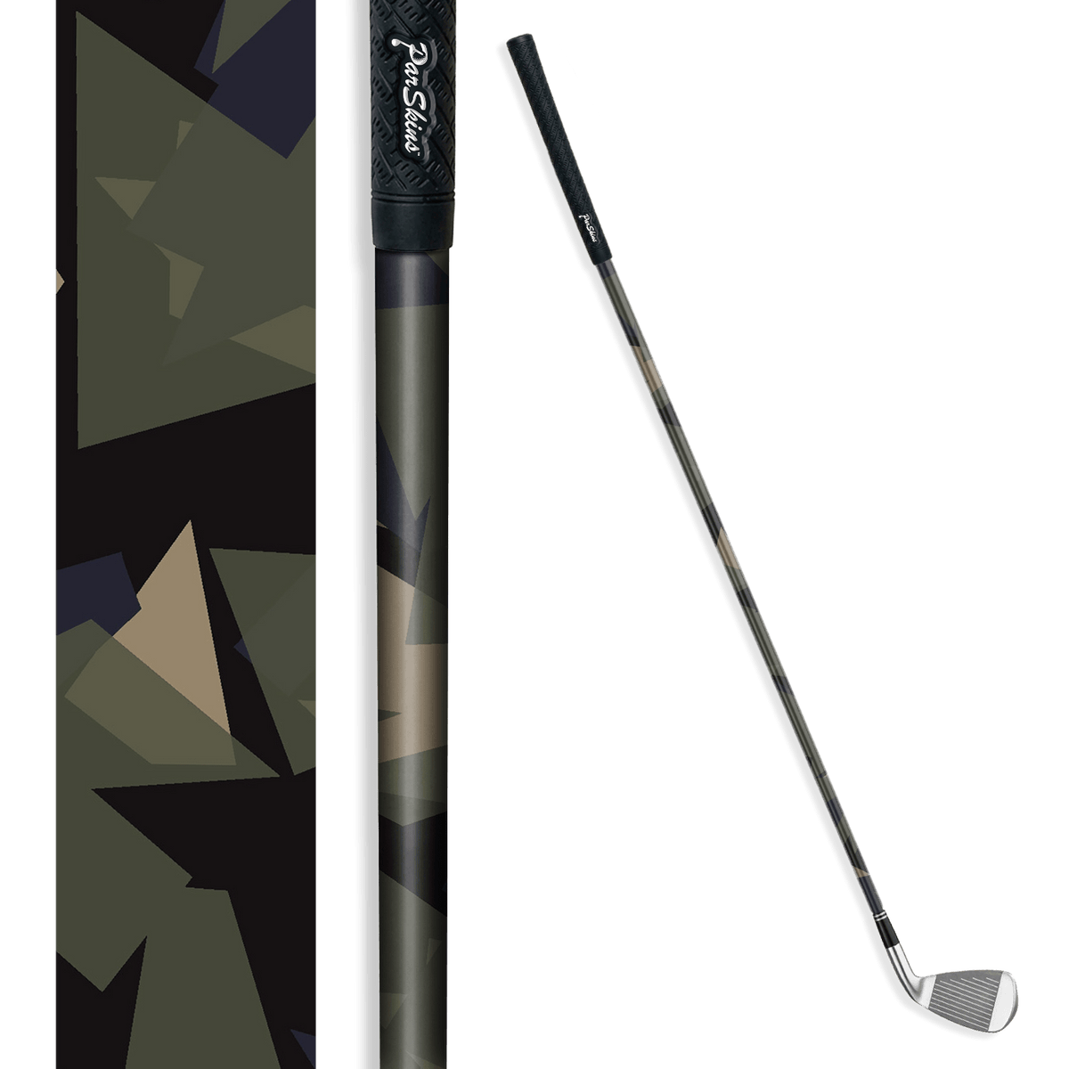 Iron + Putter Shaft Shattered Militant Blue Skin