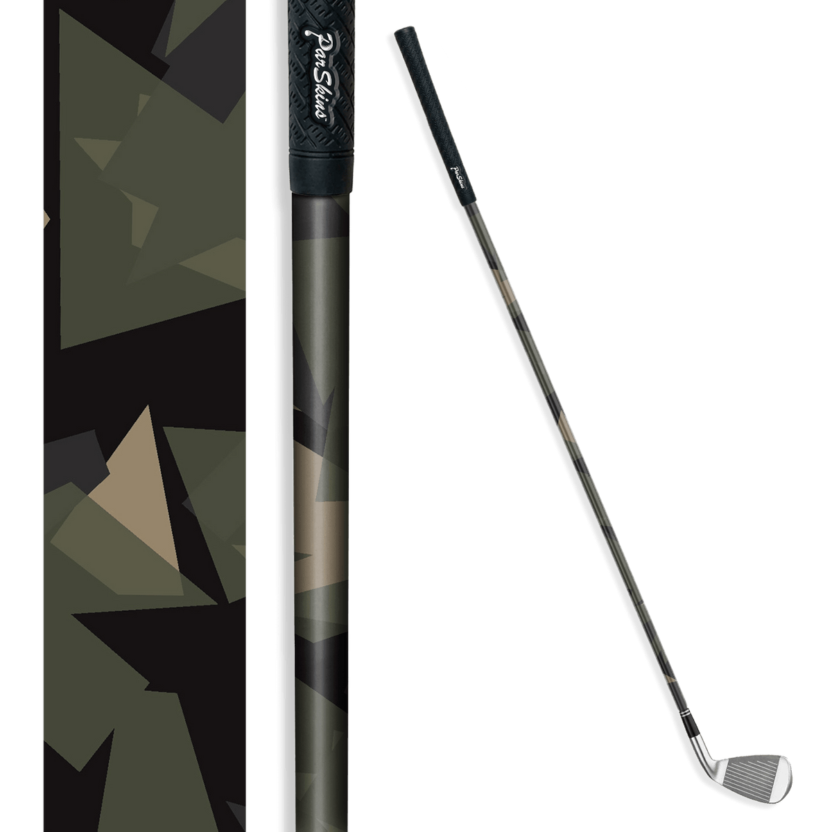 Iron + Putter Shaft Shattered Militant Charcoal Skin