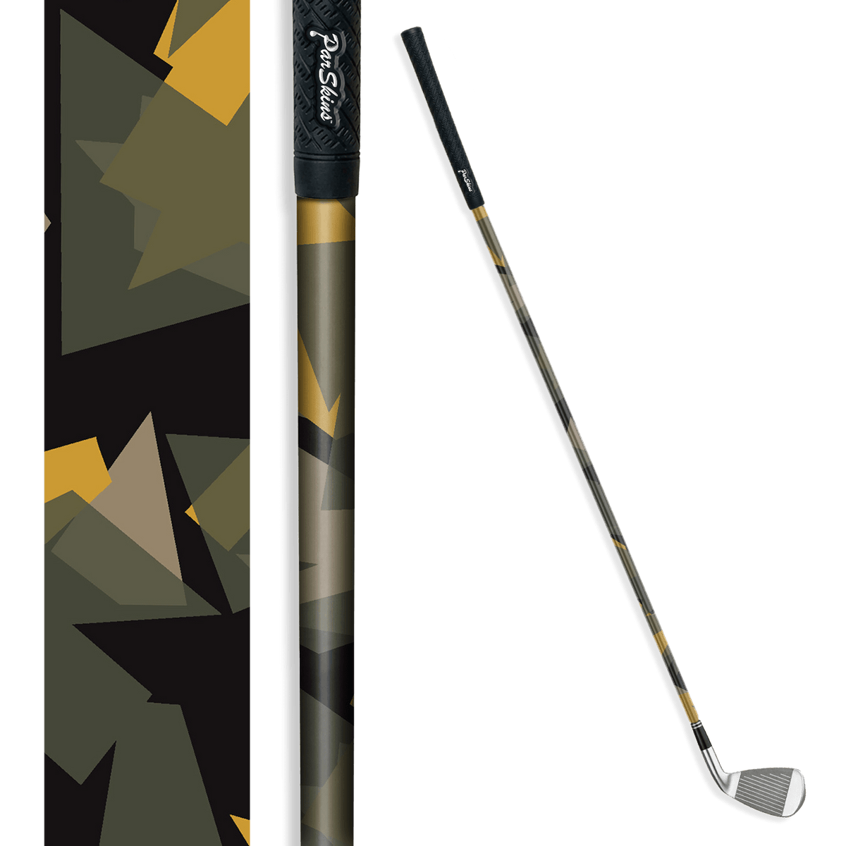 Iron + Putter Shaft Shattered Militant Yellow Skin