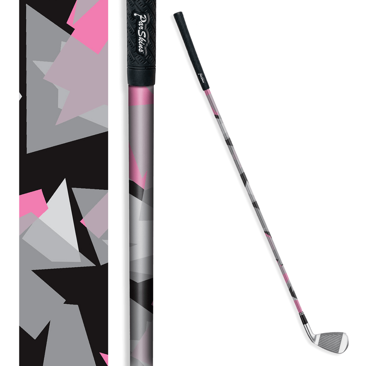Iron + Putter Shaft Shattered Pink Tiger Skin