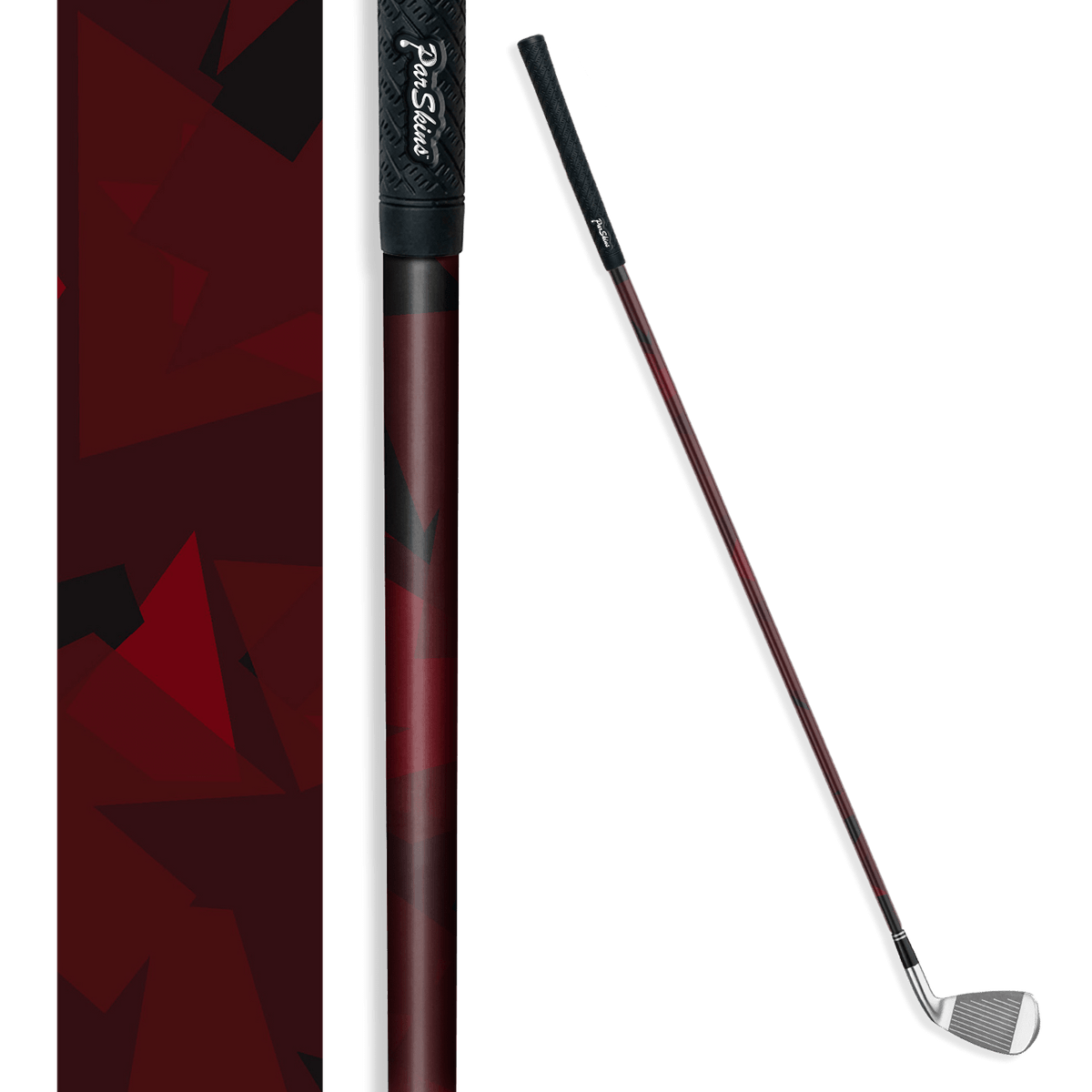 Iron + Putter Shaft Shattered Vampire Red Skin