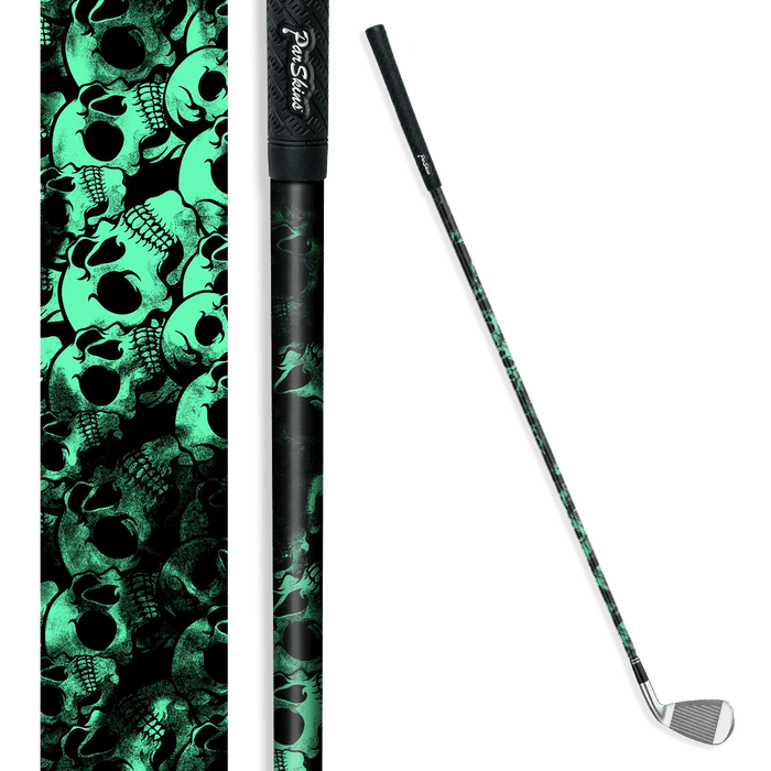 Iron + Putter Shaft Skull Aquamarine Skin