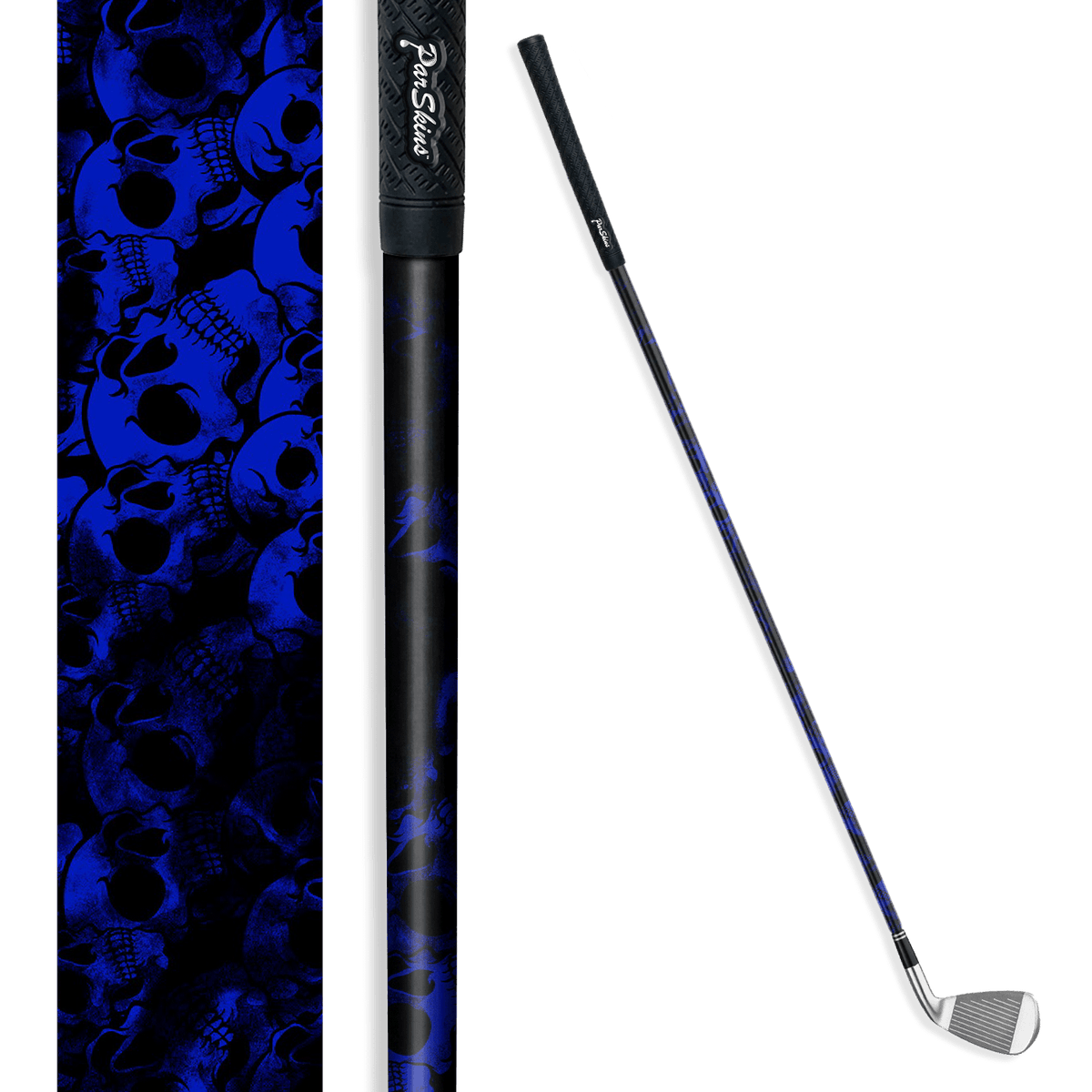 Iron + Putter Shaft Skull Blue Skin