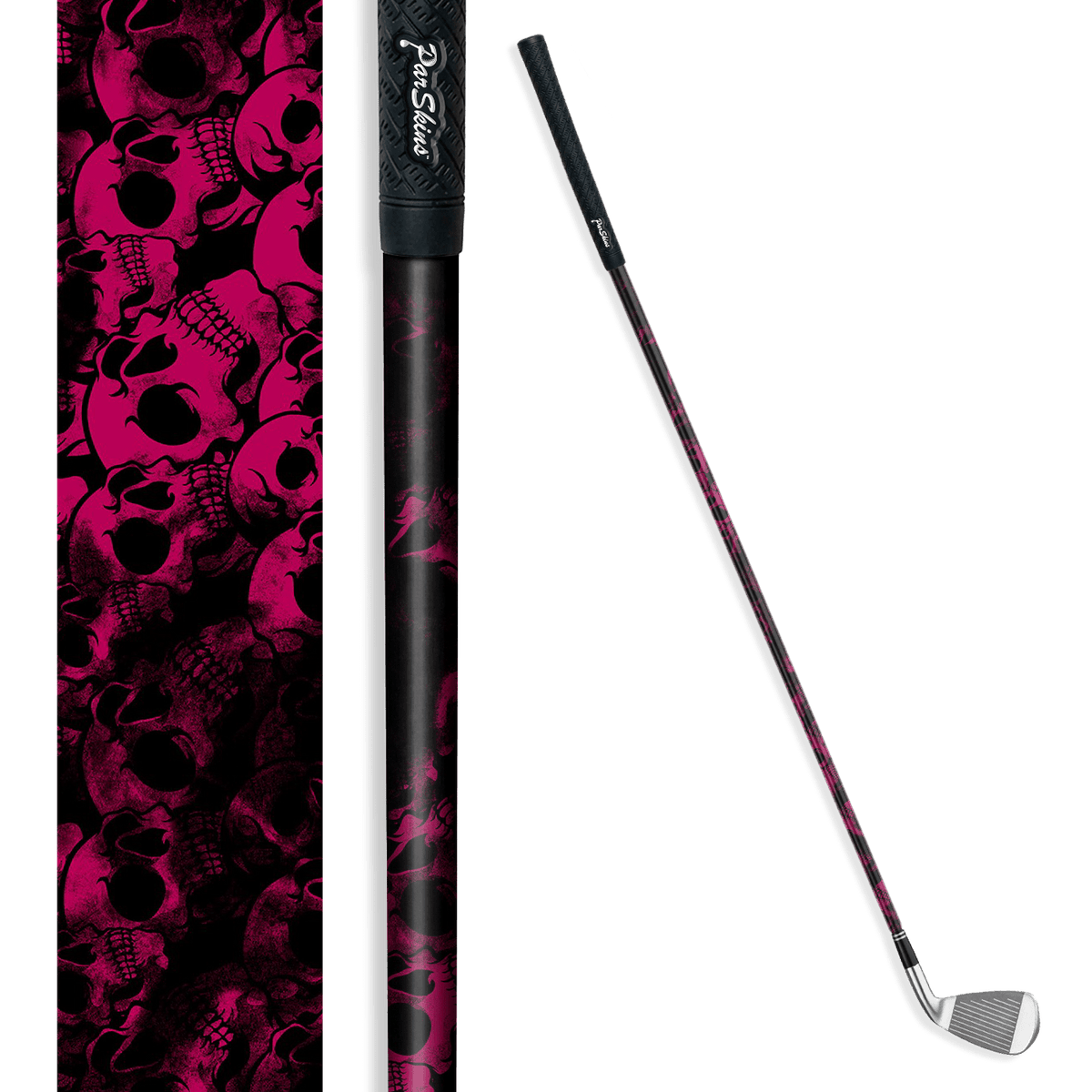 Iron + Putter Shaft Skull Magenta Skin