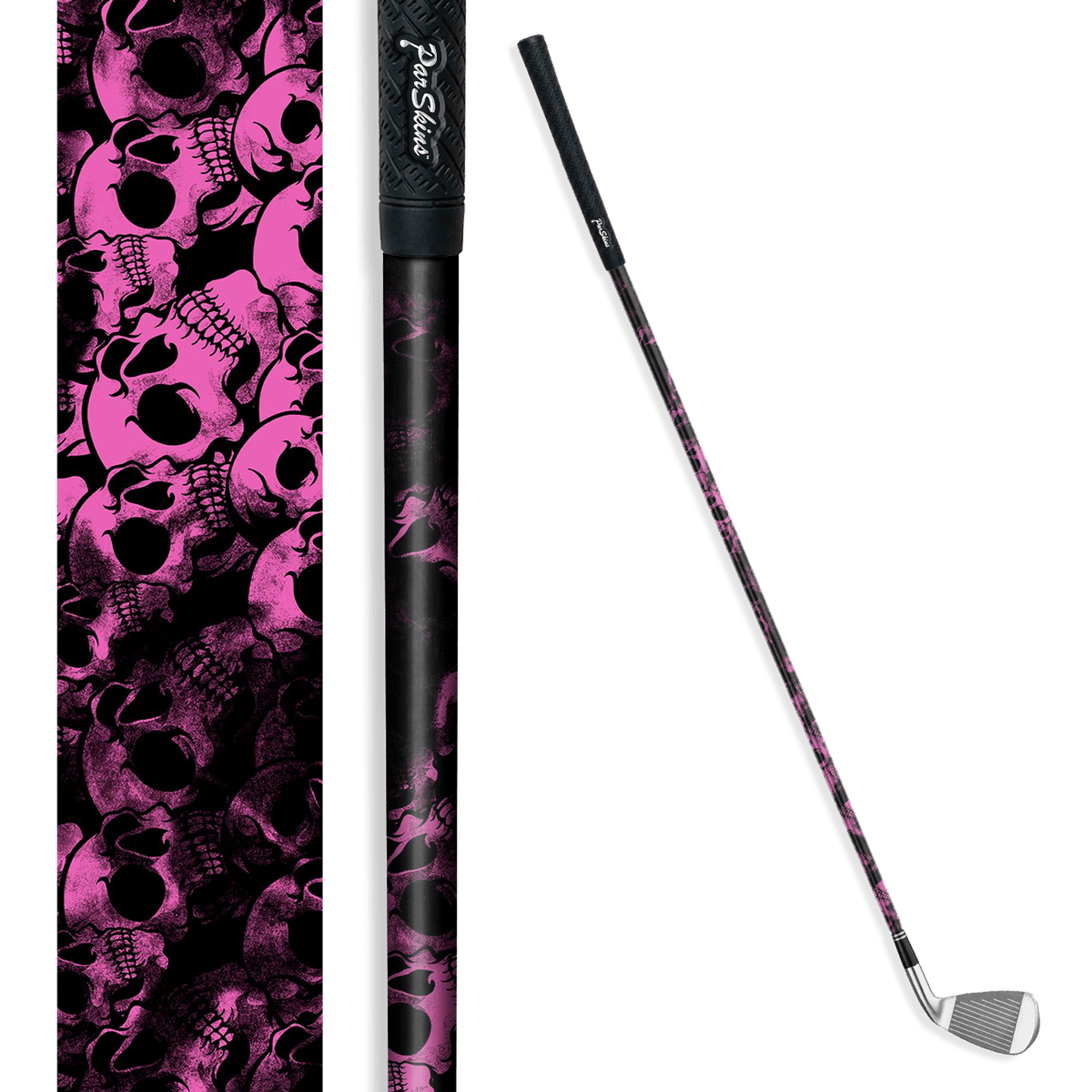 Iron + Putter Shaft Skull Pink Skin
