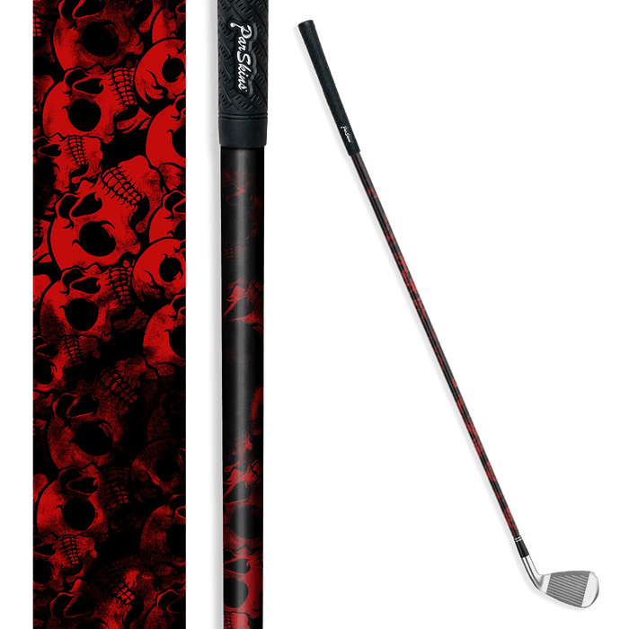 Iron + Putter Shaft Skull Red Skin