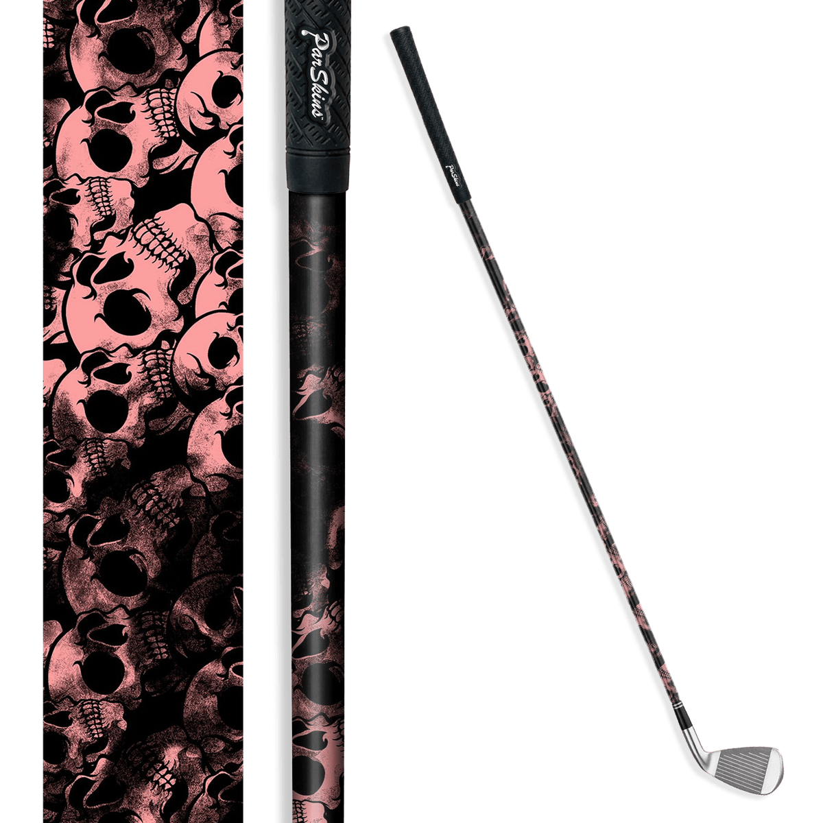 Iron + Putter Shaft Skull Salmon Skin