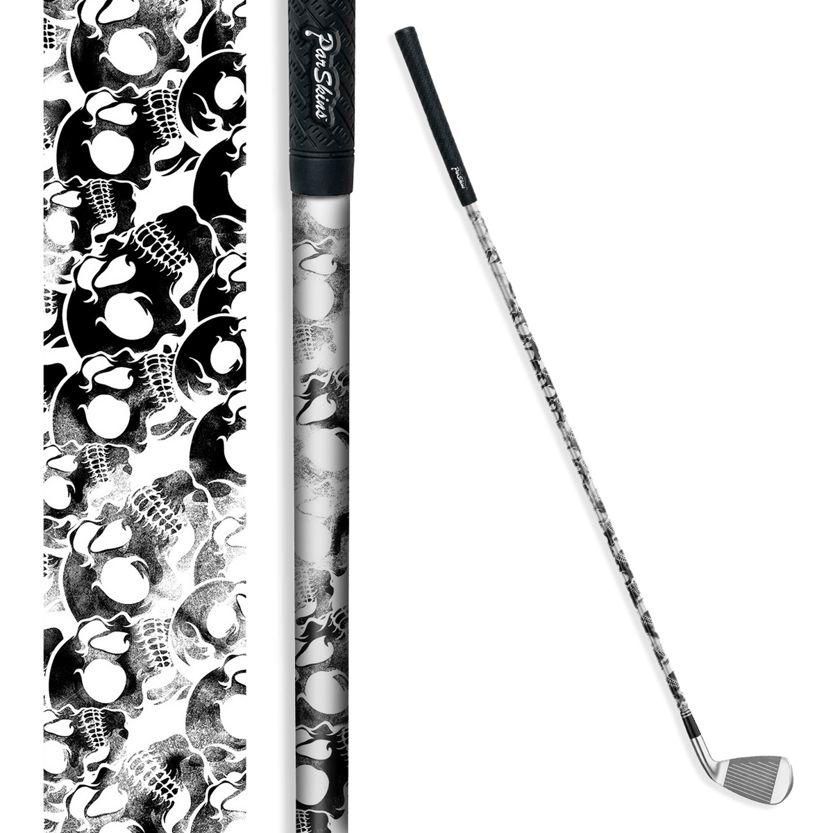 Iron + Putter Shaft Skull X Ray Skin