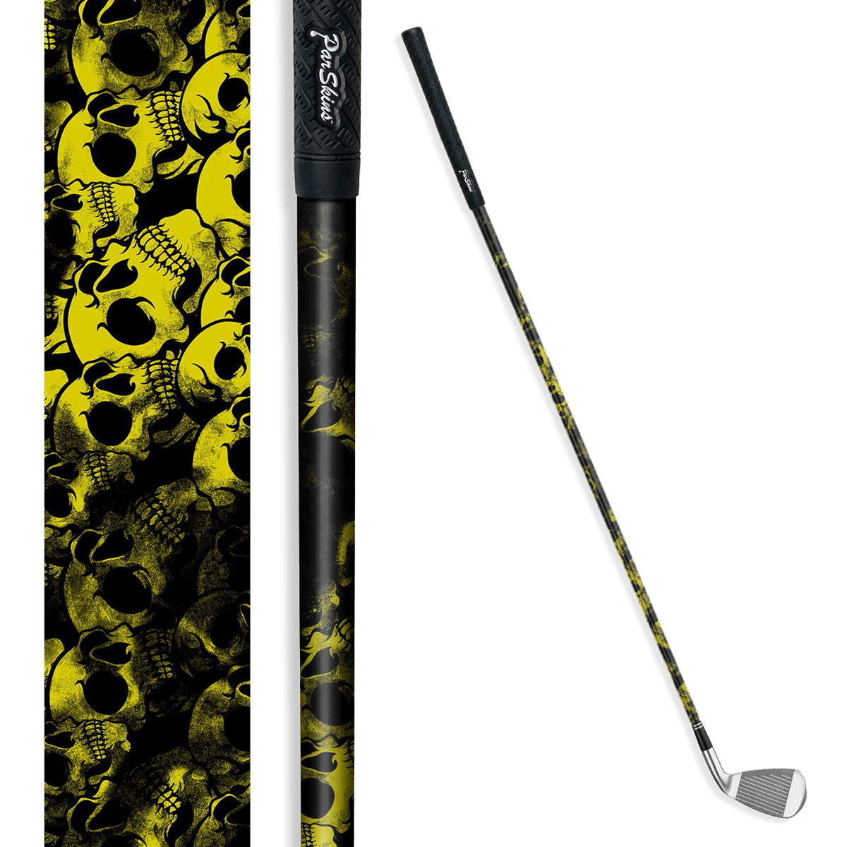 Iron + Putter Shaft Skull Yellow Skin