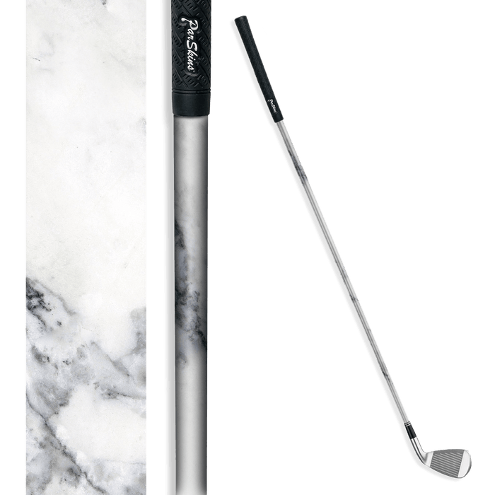Iron + Putter Shaft Stone Bianco Carrara Marble Skin