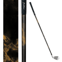 Iron + Putter Shaft Stone Ebony Carrara Gold Marble Skin