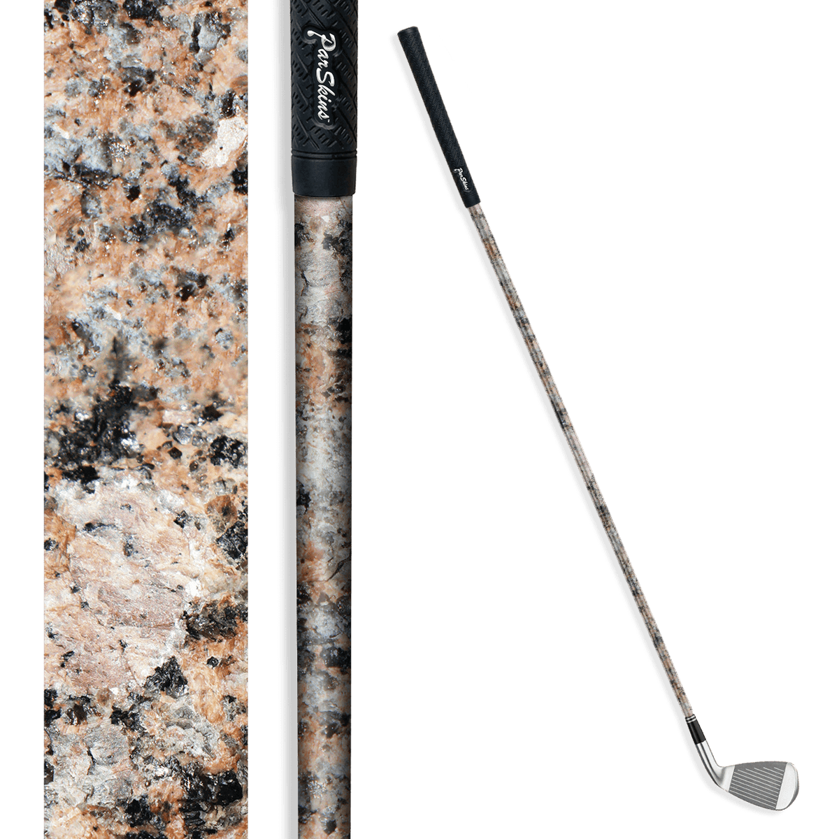Iron + Putter Shaft Stone Giallo Fiorito Granite Skin