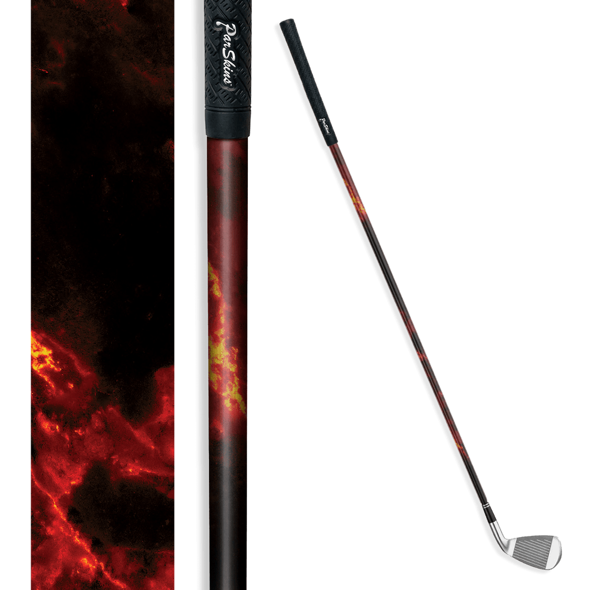 Iron + Putter Shaft Stone Lava Rock Marble Skin