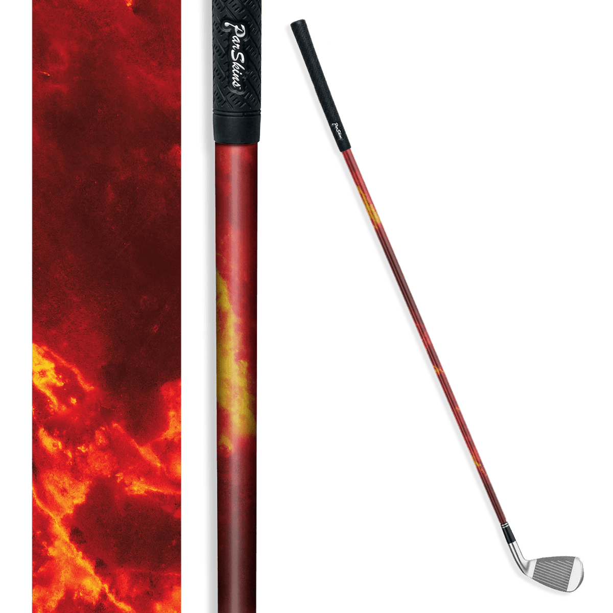 Iron + Putter Shaft Stone Magma Marble Skin