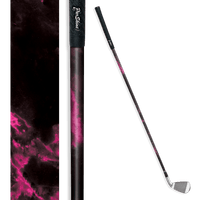 Iron + Putter Shaft Stone Rosa Caldo Black Marble Skin