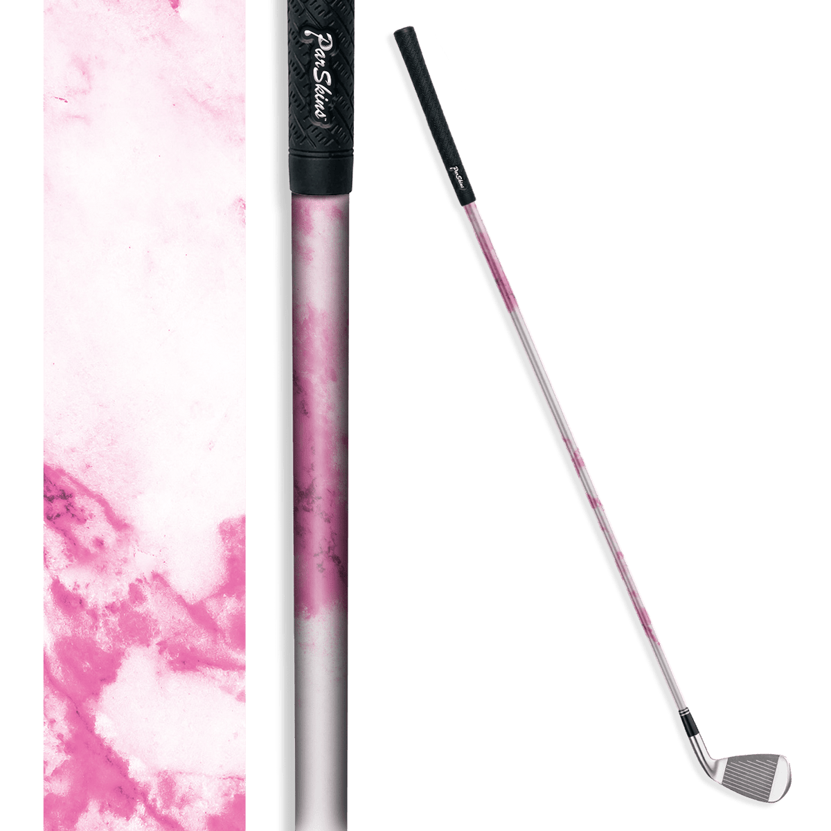 Iron + Putter Shaft Stone Rosa Caldo Marble Skin