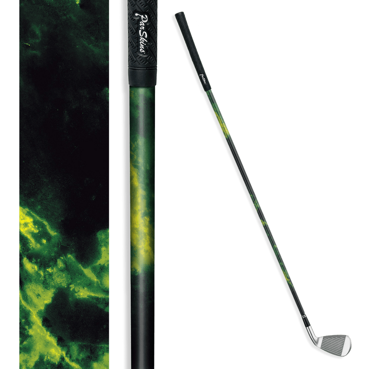Iron + Putter Shaft Stone Toxic Waste Marble Skin
