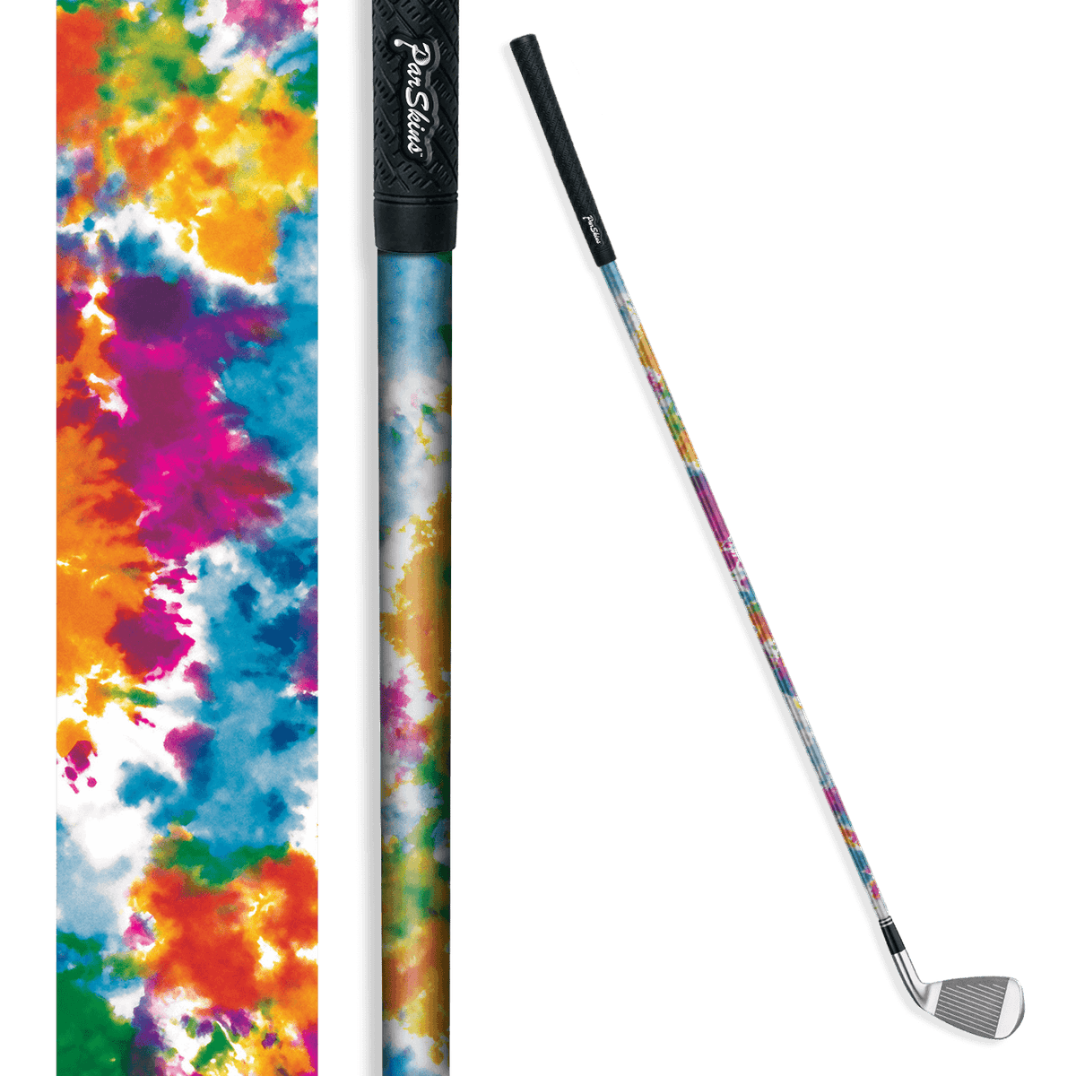 Iron + Putter Shaft Tie Dye Clementine Kiss Skin