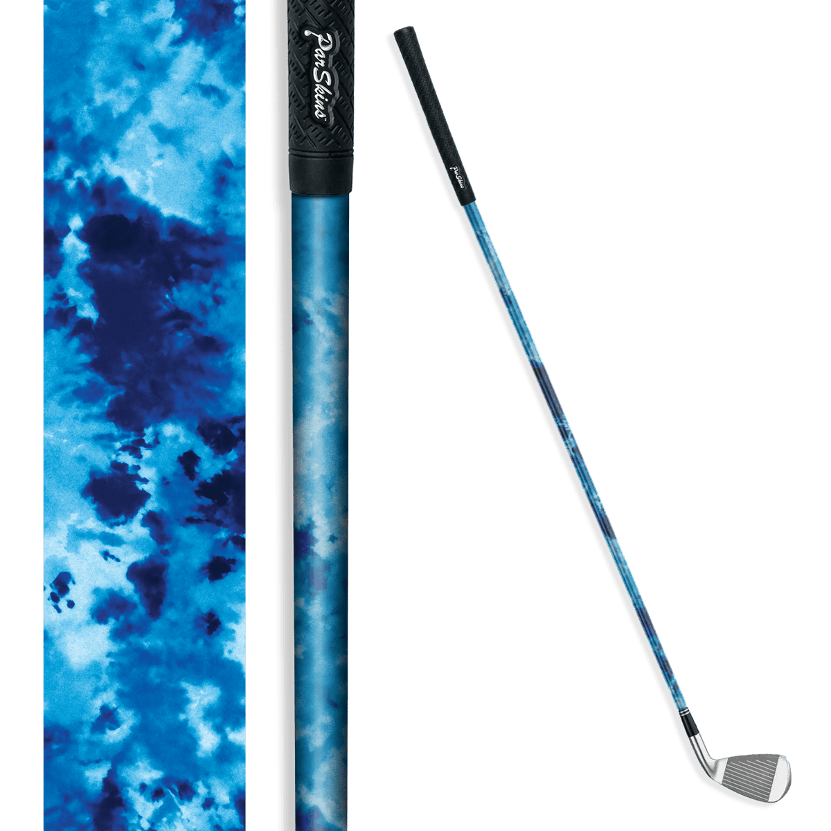 Iron + Putter Shaft Tie Dye Ocean Breeze Skin