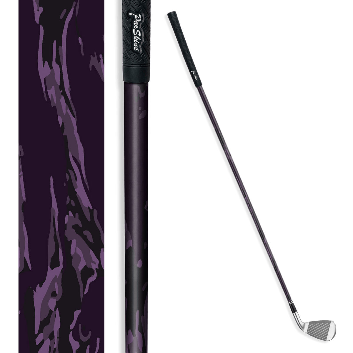 Iron + Putter Shaft Vietnam Tiger Stripe Darkwing Skin