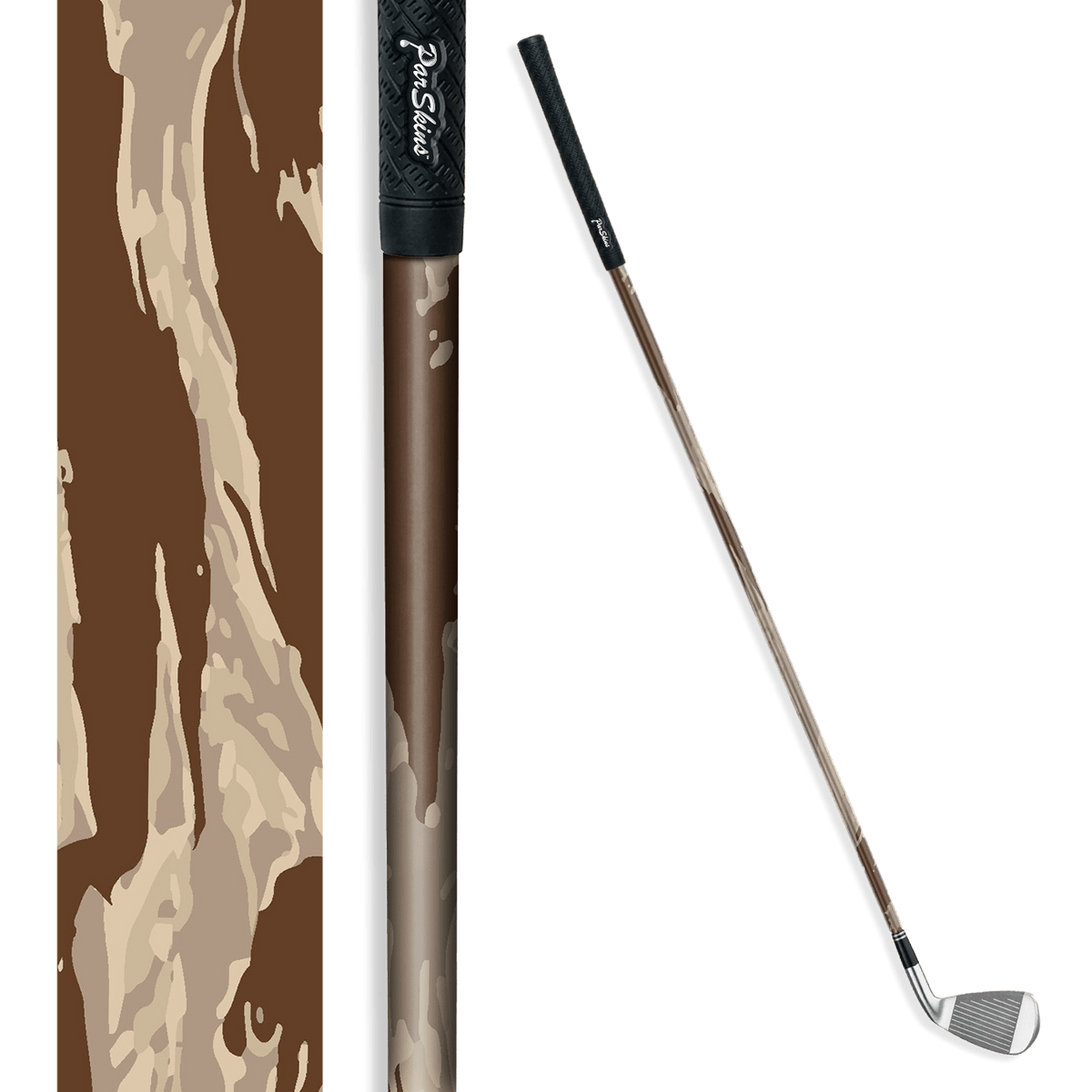Iron + Putter Shaft Vietnam Tiger Stripe Desert Skin