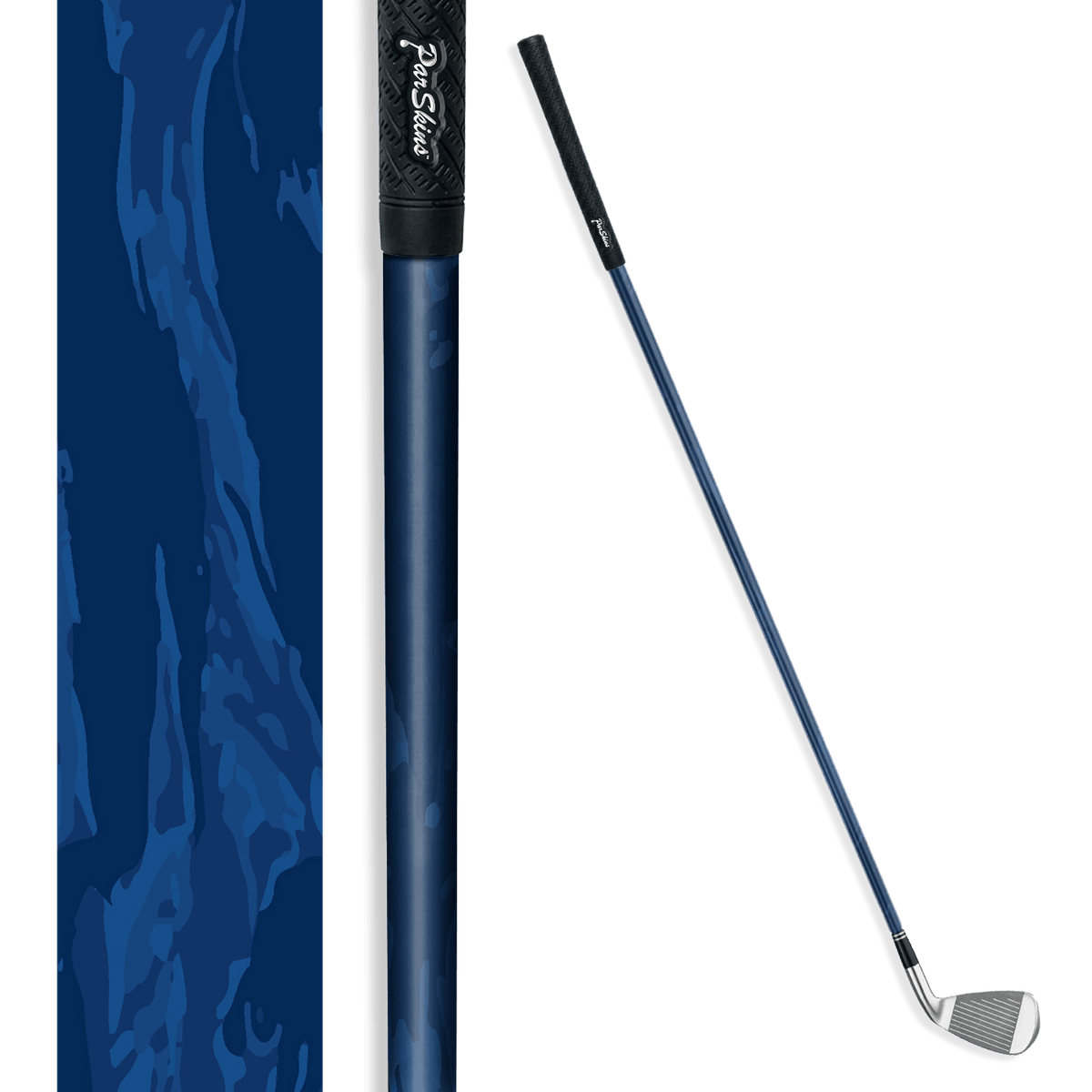Iron + Putter Shaft Vietnam Tiger Stripe Elite Blue Skin