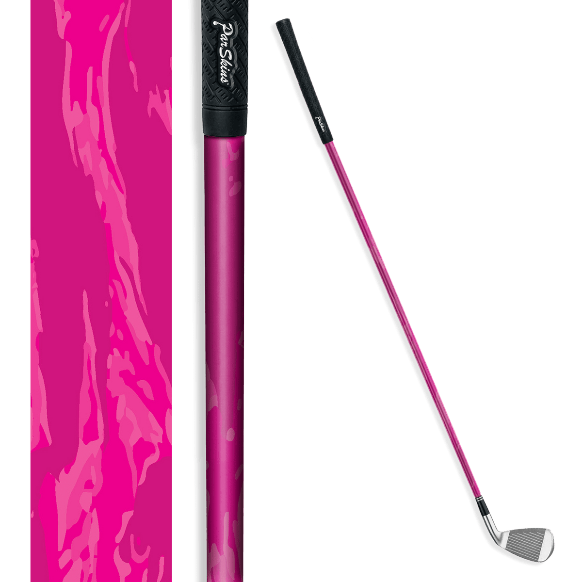 Iron + Putter Shaft Vietnam Tiger Stripe Elite Magenta Skin