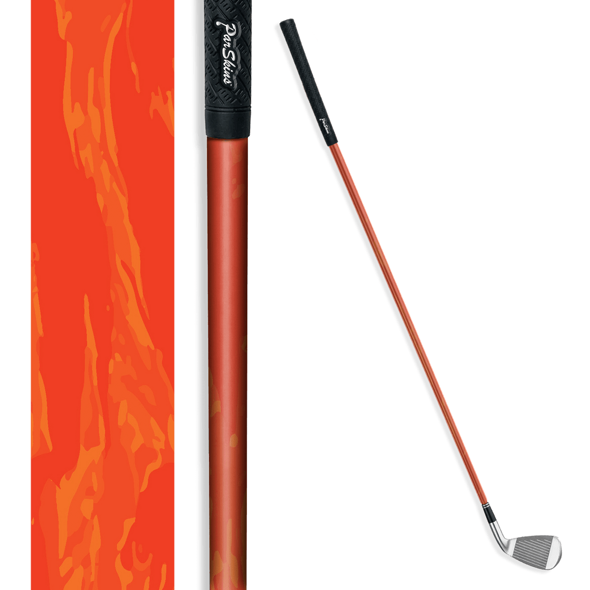Iron + Putter Shaft Vietnam Tiger Stripe Elite Orange Skin