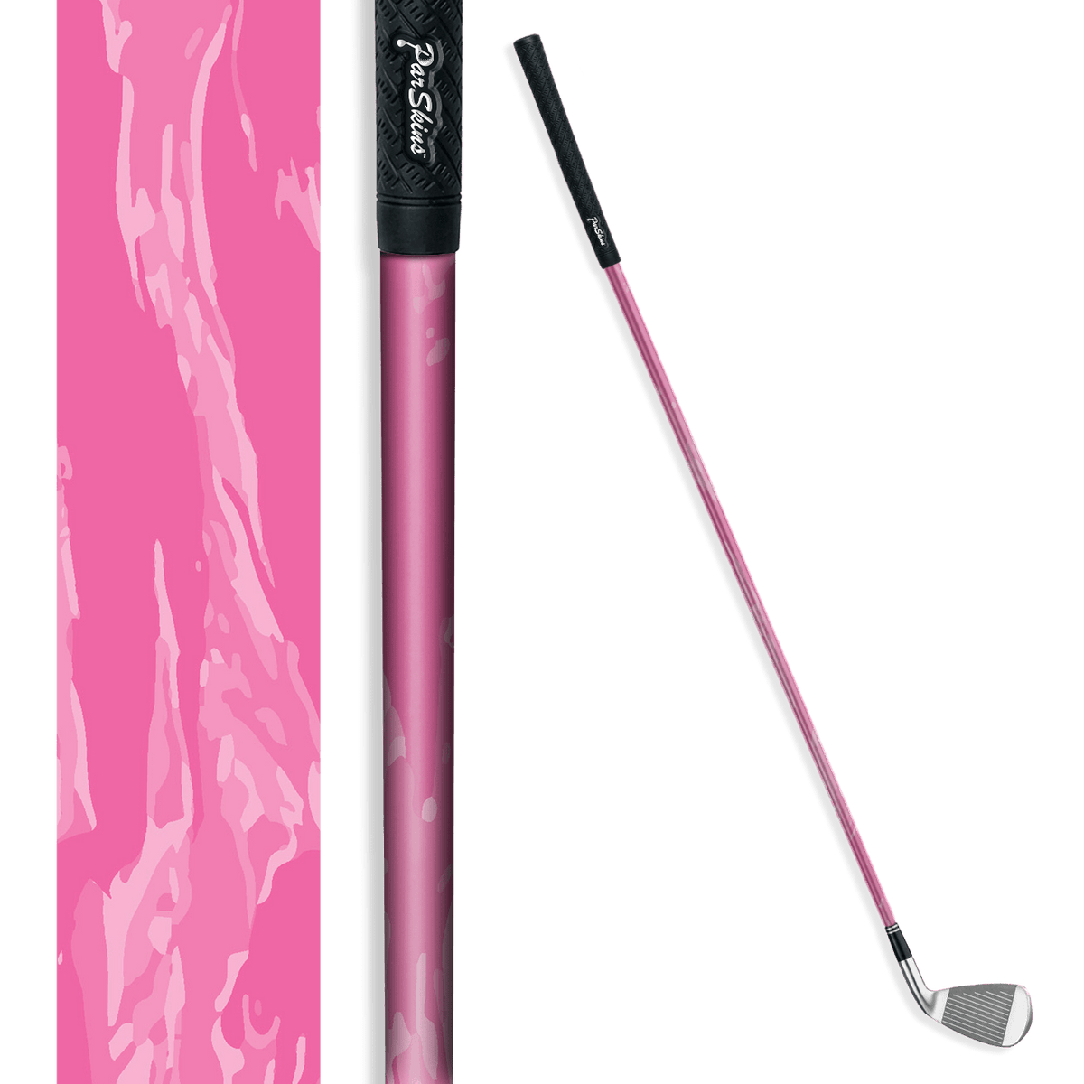 Iron + Putter Shaft Vietnam Tiger Stripe Elite Pink Skin