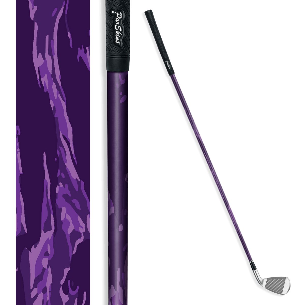 Iron + Putter Shaft Vietnam Tiger Stripe Elite Purple Skin