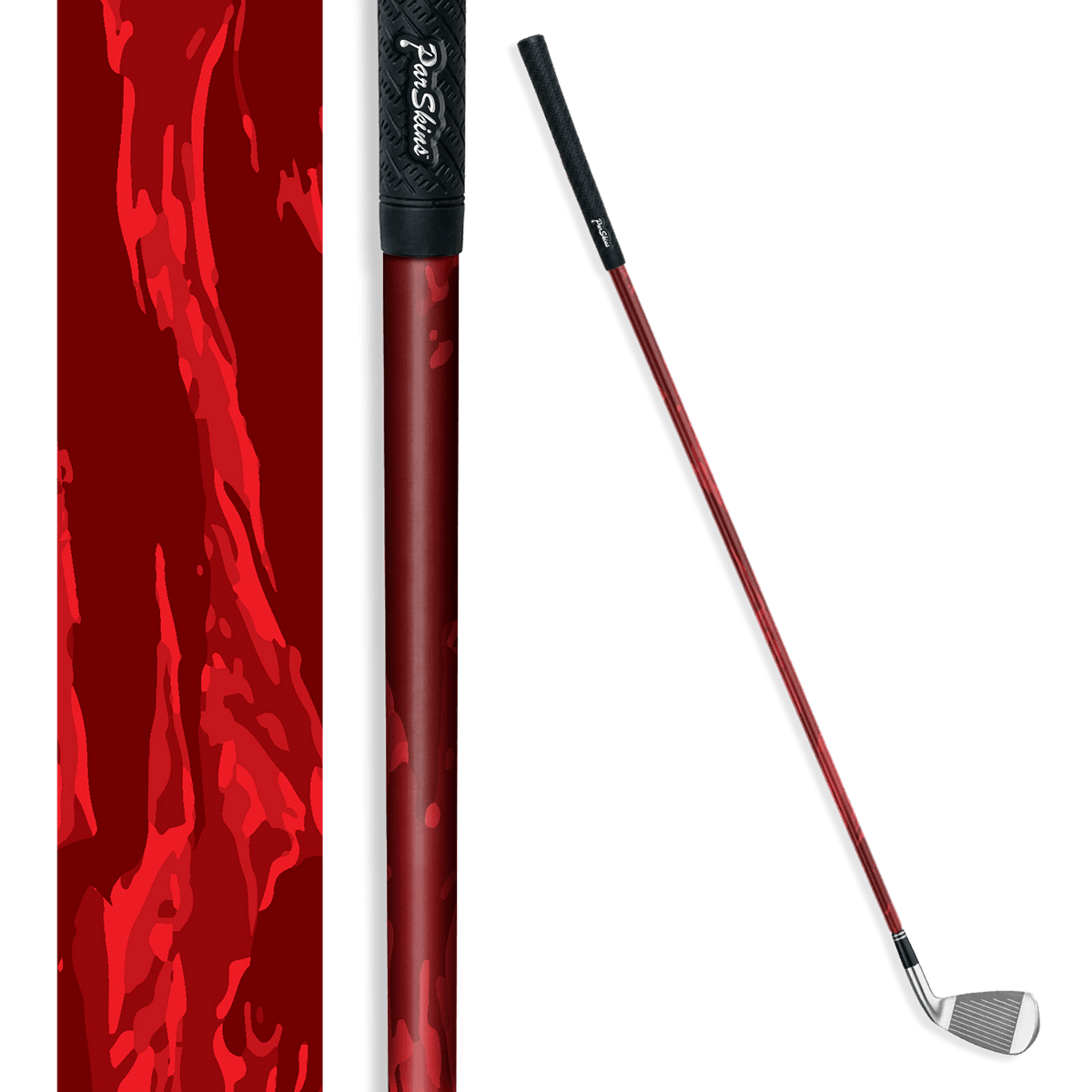 Iron + Putter Shaft Vietnam Tiger Stripe Elite Red Skin
