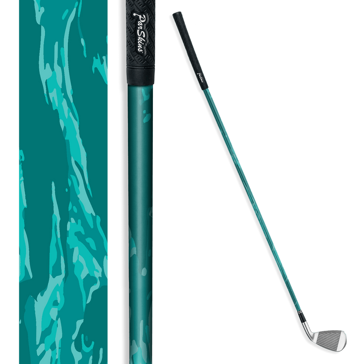 Iron + Putter Shaft Vietnam Tiger Stripe Elite Tiffany Blue Skin